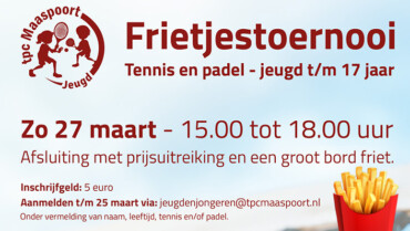 Frietjestoernooi – Zondag 27 maart