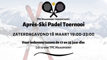 Aprés Ski Padel Toernooi