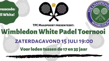 Wimbledon White Padel avond