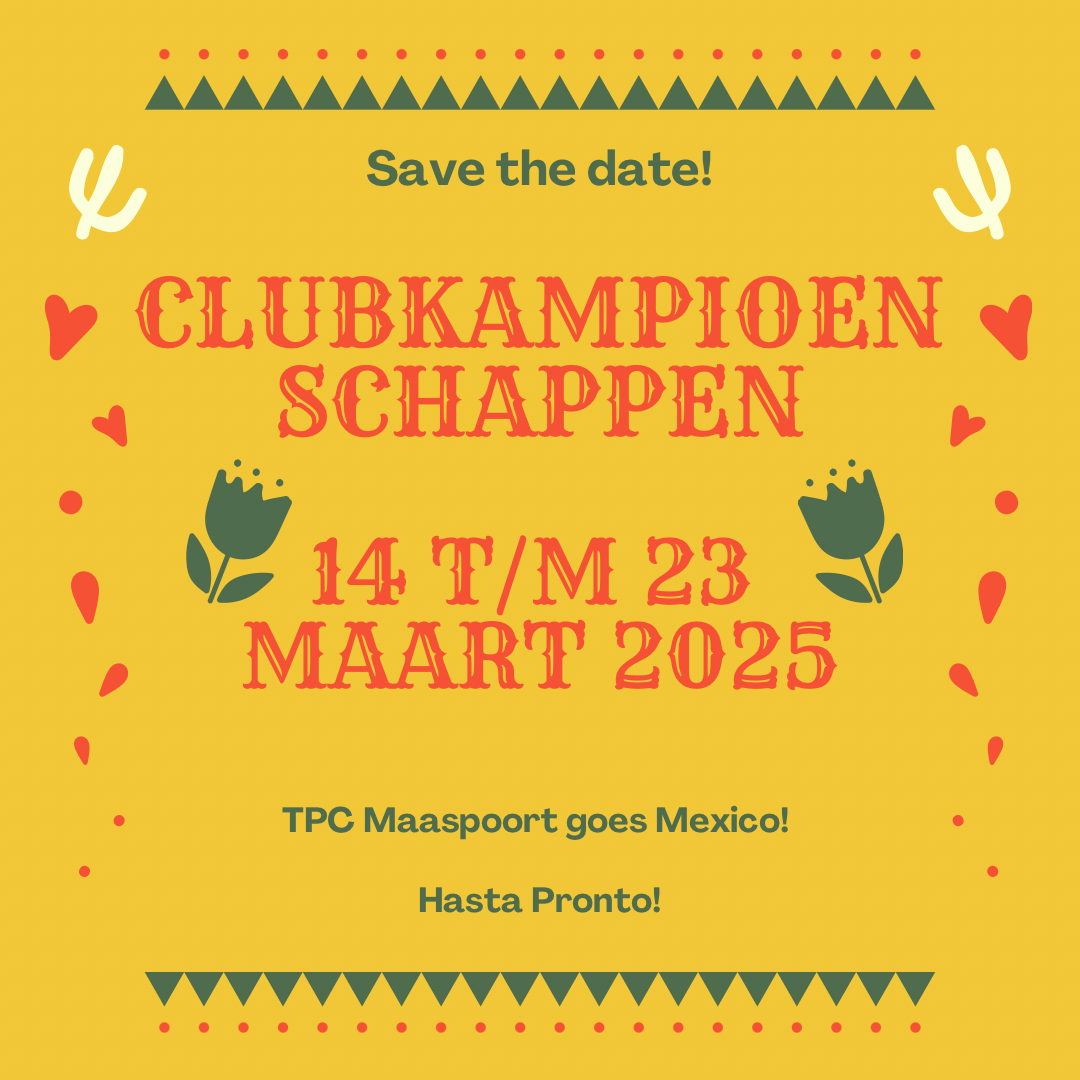 Clubkampioenschappen 2025 TPC-Maaspoort